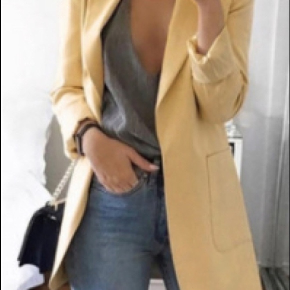 BlushMark khaki blazer size L